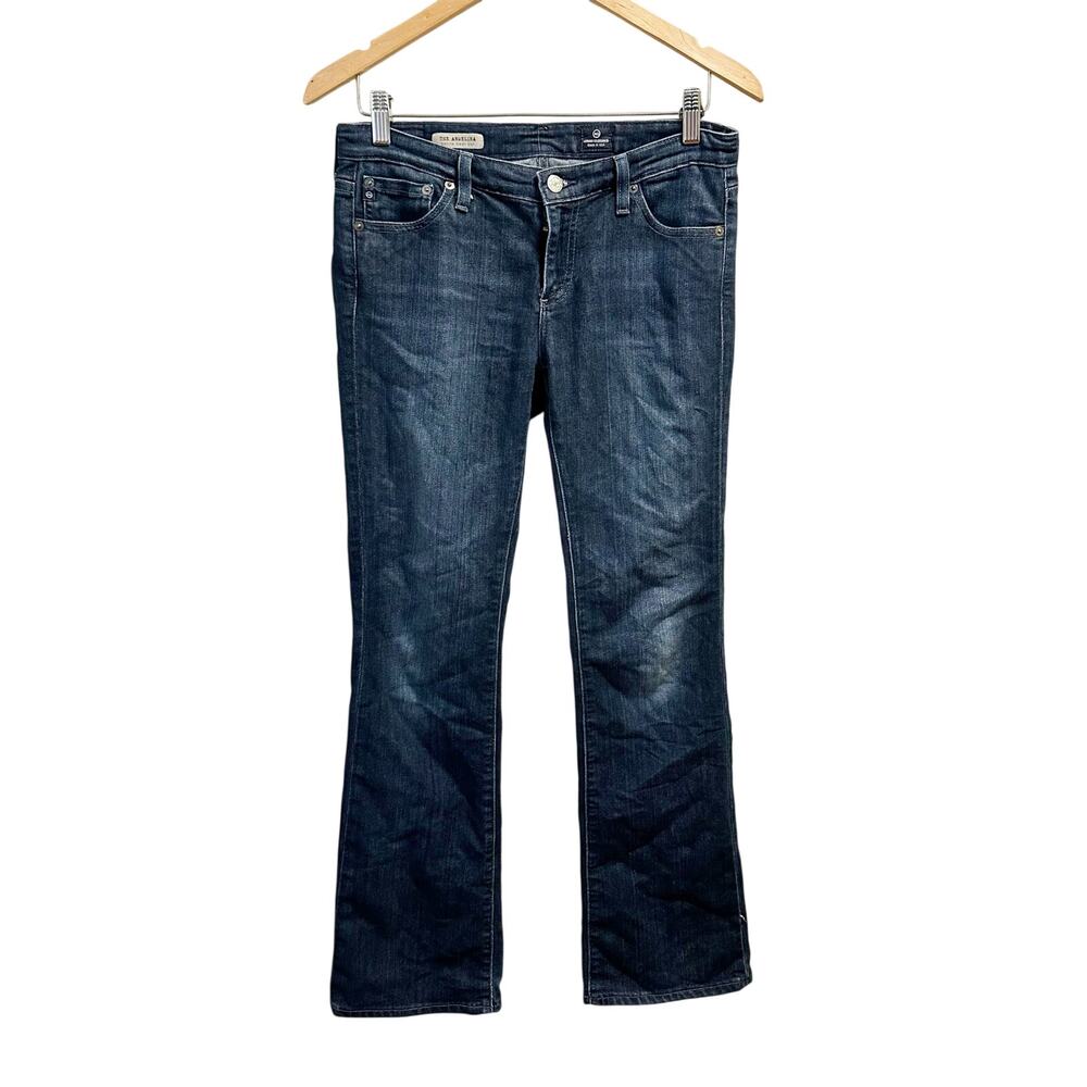 AG Adriano Goldschmied “The Angelina” Petite Bootcut Jeans sz 28R Blue USA